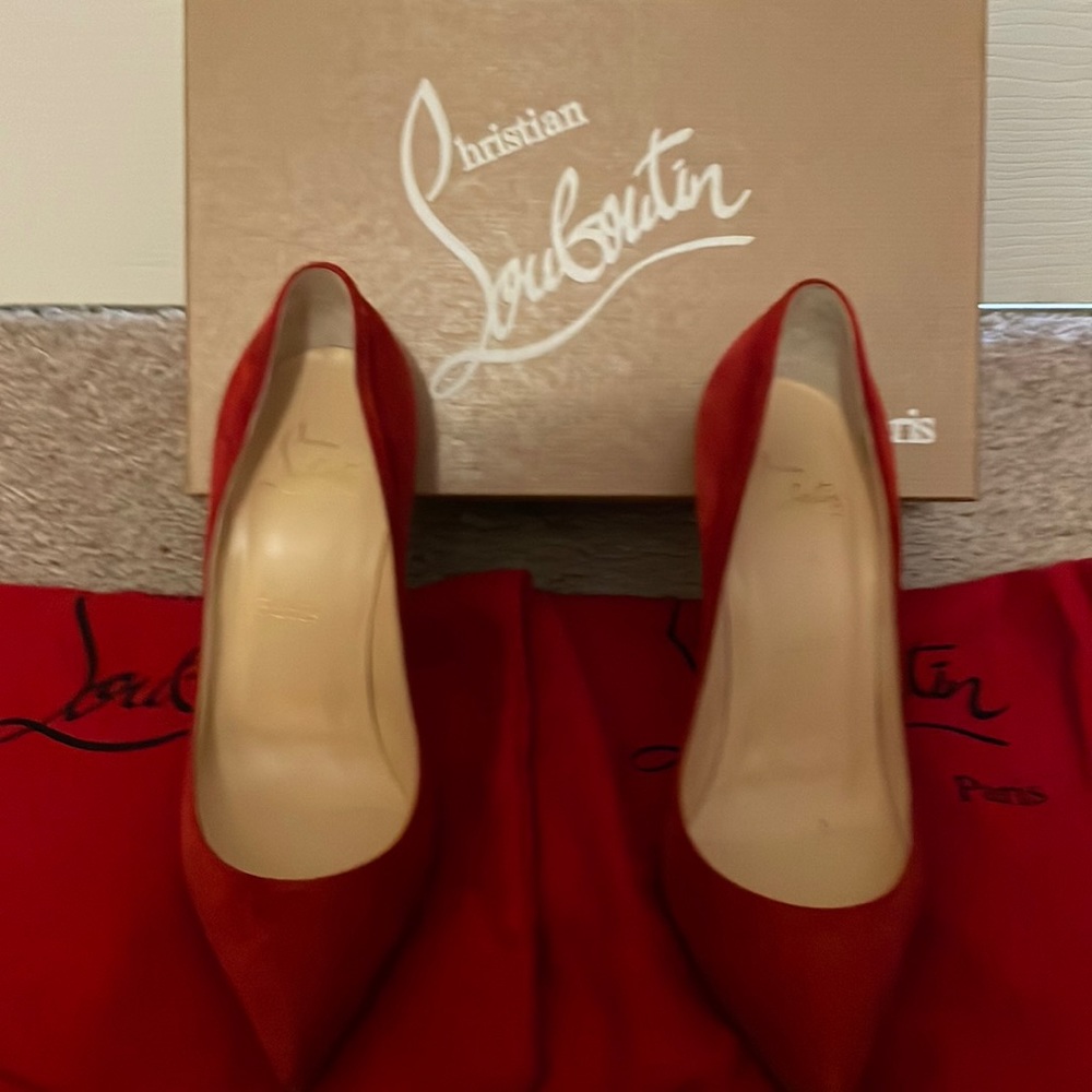 Christian Louboutin Pigalle Follies 100 Suede Pumps!
